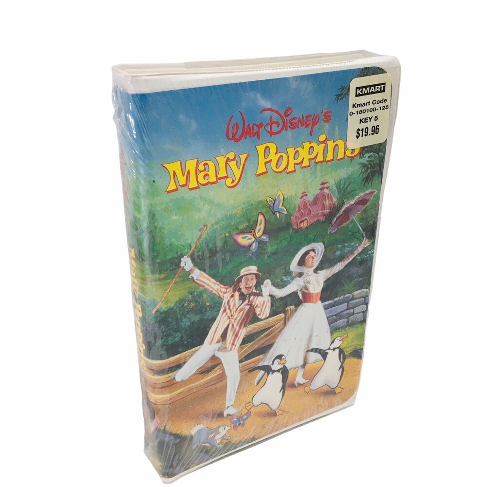 Sealed Unopened Walt Disney Mary Poppins 1998 Masterpiece Collection VHS
